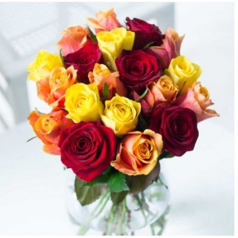 18 Mix roses Bouquet